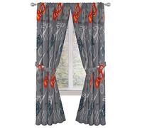 Disney Pixar Cars Lighnting Speed Rideaux 213,4 cm - Belle décoration de chambre et facile à installer - Comprend 2 embrasses et 4 pièces (produit officiel Disney Pixar)