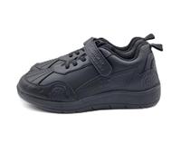 Disney Pixar Cars Lightning McQueen Chaussures d'école pour garçons | Chaussures d'école noires pour enfants | Chaussures Lightning McQueen Taille 6-12