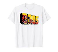 Disney Pixar Cars Lightning McQueen Go 95 T-Shirt, Homme, Blanc, L
