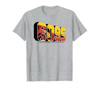 Disney Pixar Cars Lightning McQueen Go 95 T-Shirt, Homme, Gris Chiné, M
