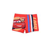Disney Pixar Cars Maillot de Bain pour Garçon, Short de Bain pour Enfant, Taille 4 Ans | Rouge