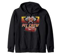 Disney Pixar Cars McQueen Pit Crew Red Distressed Sweat à Capuche