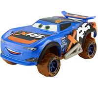 Disney Pixar Cars petite voiture XRS Course dans la boue, Barry DePedal, véhicule avec suspension, jouet pour enfant, GBJ41