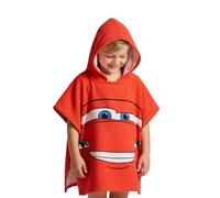 Disney Pixar Cars Poncho Serviette pour Garçon, Serviette de Plage, Serviette de Bain à Capuche, Serviette de Natation Enfant