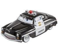 Disney Pixar Cars Radiator Springs Petite Voiture Noire Sheriff, Jouet pour Enfant, FLM15