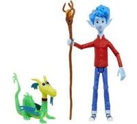 DISNEY PIXAR En Avant Skinny avec baton et Pup 17 cm - GMM15 - Figurine a collectionner - 3 ans et + G