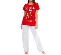 Disney Pixar Ensemble De Pyjamas Femme Toy Story et The Incredibles Rouge XXL
