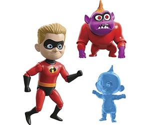 Disney Pixar Figurine articulée Jack-Jack, taille fidèle au film pour rejouer les scènes des Indestructibles, jouet pour enfant, GNX79