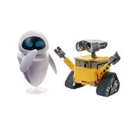 Disney Pixar Figurines articulées Wall-E et Ève, Taille fidèle au Film pour rejouer Les scènes de Wall-E, Jouet pour Enfant, GLX86