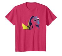 Disney Pixar Finding Dory Big Face Blue T-Shirt, Enfant, Rouge Chiné, 2 ans