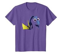 Disney Pixar Finding Dory Big Face Blue T-Shirt, Enfant, Violet Chiné, 10 ans