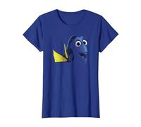 Disney Pixar Finding Dory Big Face Blue T-Shirt, Femme, Bleu Royal, XL