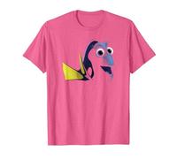 Disney Pixar Finding Dory Big Face Blue T-Shirt, Homme, Rose Chiné, XL