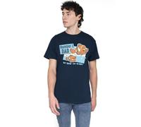 Disney Pixar Finding Nemo Number 1 Dad Marlin Unisex T Shirt, Navy, Bleu Marine, L Mixte