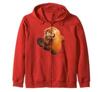Disney Pixar Hoppers Beaver Mabel Happy Run Sweat à Capuche
