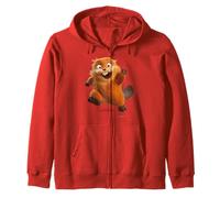 Disney Pixar Hoppers Beaver Mable Running Happy To Say Hello Sweat à Capuche