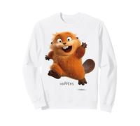 Disney Pixar Hoppers Beaver Mable Running Happy To Say Hello Sweatshirt