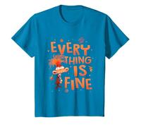 Disney Pixar Inside Out 2 Everything Is Fine Anxiety Logo T-Shirt