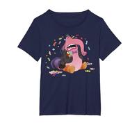 Disney Pixar Inside Out Bing Bong Crying Candy T-Shirt, Femme Grandes tailles, Bleu Marine, 3X