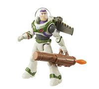 Figurine d'action - MATTEL - Disney Pixar Buzz l'Eclair - Buzz Alpha à fonctions 12 cm - Multicolore