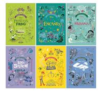 Disney & Pixar Modern Classics 6 Books Collection Set By Sally Morgan (The Princess and the Frog, Encanto, Moana, Lilo & Stitch, Toy Story & Up)