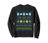 Disney Pixar Monsters, Inc. Monster Greetings Holiday Sweatshirt