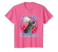 Disney Pixar Ratatouille Remy Little Chef T-Shirt, Enfant, Rose Chiné, 8 ans