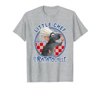 Disney Pixar Ratatouille Remy Little Chef T-Shirt, Homme, Gris Chiné, 5XL