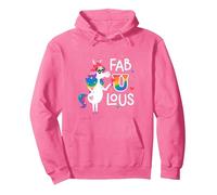 Disney & Pixar’s Inside Out Rainbow Unicorn Fab U Lous Pride Sweat à Capuche, Unisexe pour Adultes, Rose Vif, S