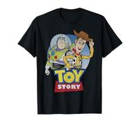 Disney Pixar Toy Story Buzz and Woody Movie Logo T-Shirt