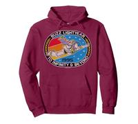 Disney Pixar Toy Story Buzz Lightyear To Infinity Badge Sweat à Capuche, Unisexe pour adultes, Marron, XL