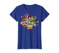 Disney Pixar Toy Story Buzz Woody Jessie Running T-Shirt, Femme, Bleu Royal, M