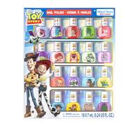 Disney Pixar Toy Story Coffret de 18 vernis à ongles, vernis à ongles à base d'eau pelables avec des couleurs pailletées, scintillantes et opaques, pour filles, Townley Girl