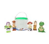 Disney Store Ensemble de bain officiel (Toy Story) - Accessoires de bain pour enfants avec personnages bien-aimés de Disney - Essentiels colorés et amusants pour le bain des enfants - Convient à tous