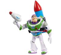 Disney Pixar Toy Story figurine articulée Buzz l'éclair avec fusée, pistolet laser et ceinture, pour rejouer les scènes du film, jouet pour enfant, GJH49