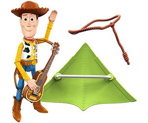 Disney Pixar Toy Story figurine articulée Woody avec guitare, cerf-volant et lasso, pour rejouer les scènes du film, jouet pour enfant, GJH47