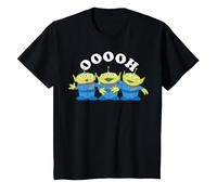 Disney Pixar Toy Story OOOHHH Aliens Trio Portrait T-Shirt, Enfant, Noir, 4 ans