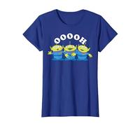 Disney Pixar Toy Story OOOHHH Aliens Trio Portrait T-Shirt, Femme, Bleu Royal, S