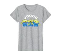 Disney Pixar Toy Story OOOHHH Aliens Trio Portrait T-Shirt, Femme, Gris Chiné, S