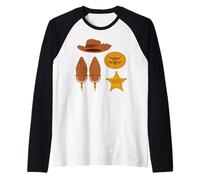 Disney Pixar Toy Story Shérif Woody Details Manche Raglan
