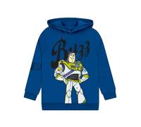 Disney Pixar Toy Story Sweat à Capuche Garçon Buzz l'Éclair, Sweats garçon en Coton Doux, Pull Enfant, Bleu 3-4 Ans