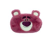 Disney Pixar Toy Story - Trousse de Toilette Lotso - Trousse de Rangement Rose en Peluche - Accessoire de Voyage