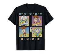 Disney Pixar Toy Story Woody et Buzz Four Square T-Shirt
