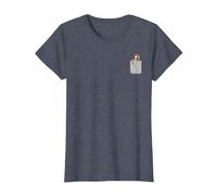 Disney Pixar Toy Story Woody Faux Pocket T-Shirt, Femme, Bleu Chiné, S
