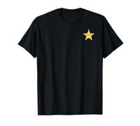 Disney Pixar Toy Story Woody Gold Sheriff Badge T-Shirt