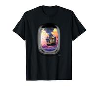 Disney Pixar Up House Balloons Window View T-Shirt