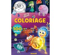 Disney Pixar Vice-versa 2 - Coloriage avec plus de 100 stickers - Collectif - Hemma - broché - Document jeunesse