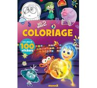 Disney Pixar Vice-Versa 2 - Coloriage avec plus de 100 stickers - Livre de coloriage avec stickers - Dès 4 ans