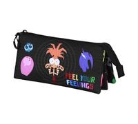 Disney Pixar Vice-Versa 2 / Inside Out 2 Feeling-Trousse Triple, Multicolore, 23 x 11 cm
