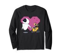 Disney Pixar Wall-E and Eve Geometric Heart Manche Longue